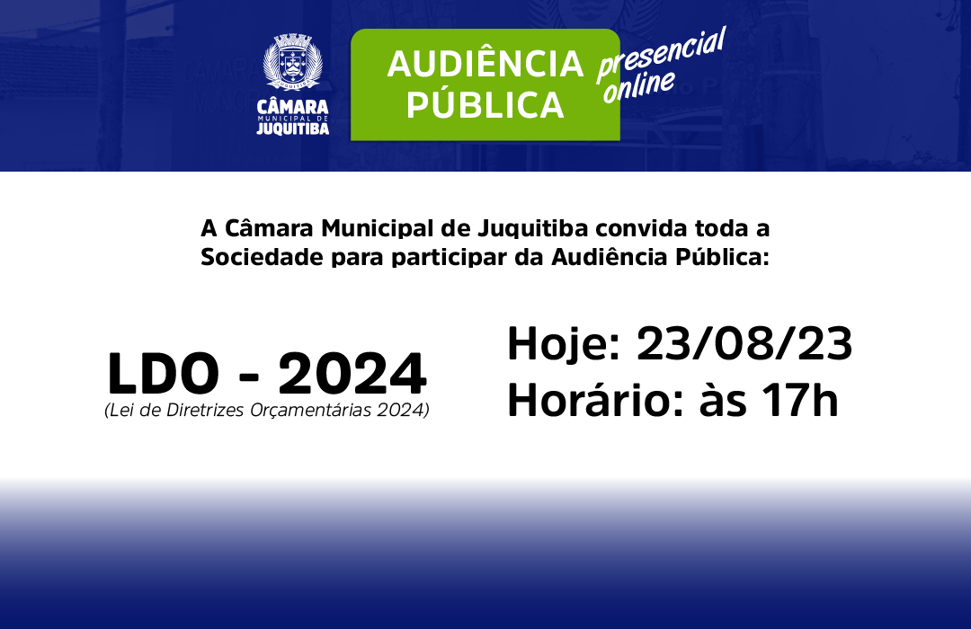 Hoje LDO 2024