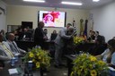 Alice Adelaide de Andrade entregue pelos Vereadores Eduardo Silva e Valter Camargo
