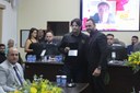 Gean Carlo Reis Machado entregue pelo Vereador Fabio de Oliveira Leitão