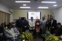 Delegada Michele Silva de Santana entregue pelo Vereador Eduardo Silva, Pref. Willians e Vice Marcelo Moura