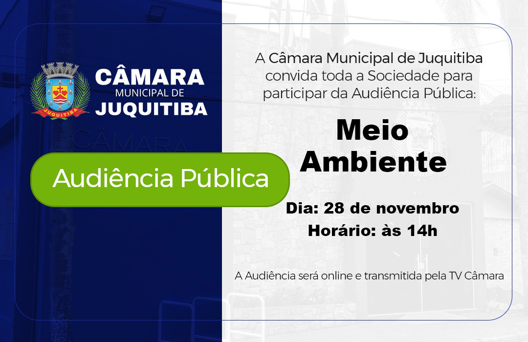 Audiência Pública Meio Ambiente