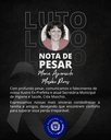 Nota de Pesar Nota de Pesar