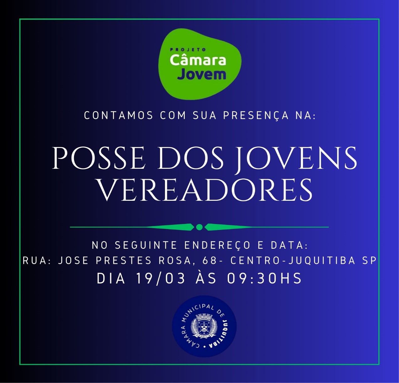 Posse dos Jovens Vereadores